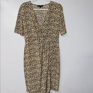 Banana Republic Yellow Print Dress